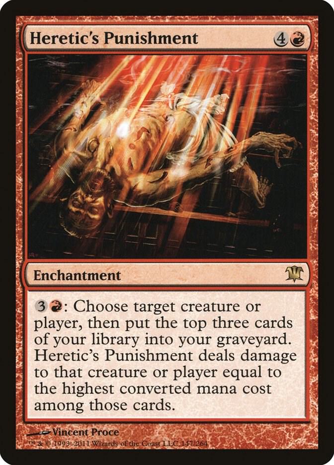 Heretic's Punishment 147 card from Innistrad