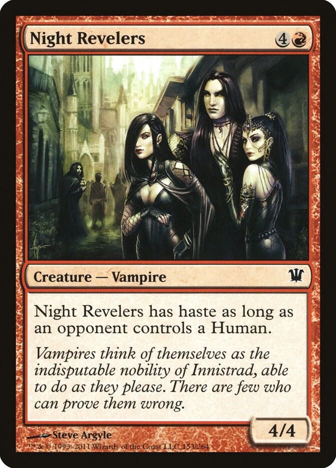 Night Revelers 153 card from Innistrad