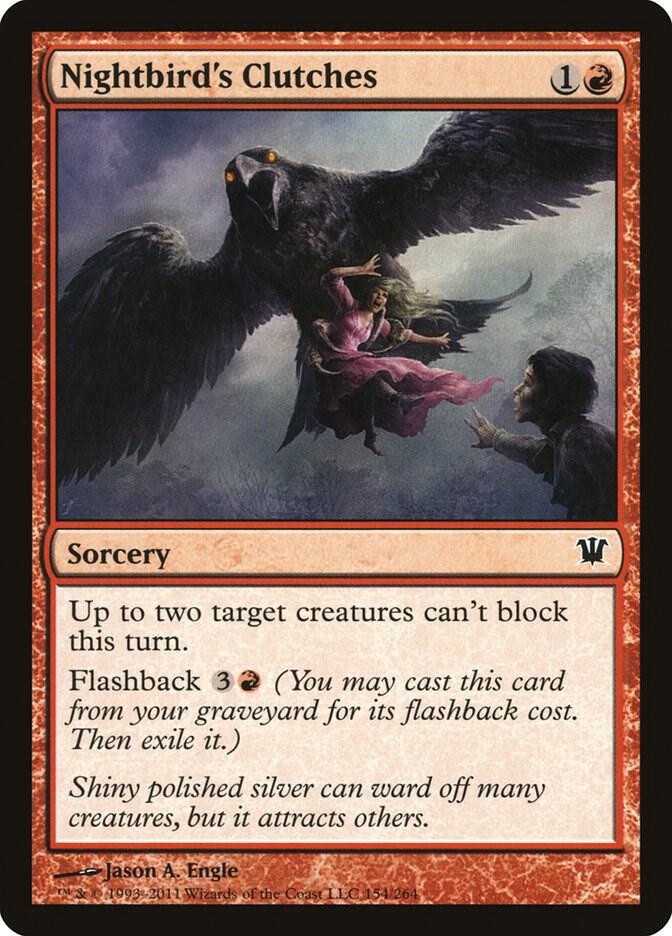 Nightbird's Clutches 154 card from Innistrad