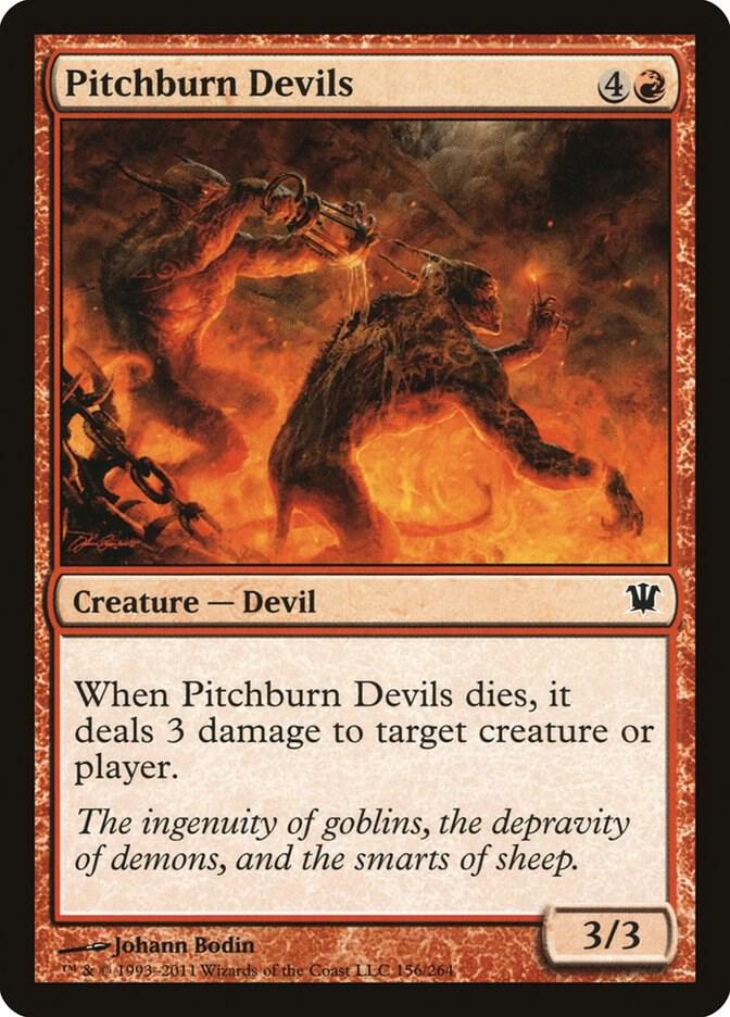 Pitchburn Devils 156 card from Innistrad