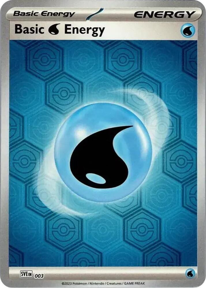 Basic Water Energy 3 card from SV: Shrouded Fable