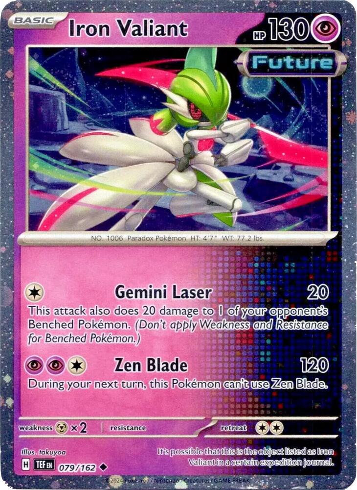 Iron Valiant (Cosmos Holo) 079/162 card from Miscellaneous Cards & Products