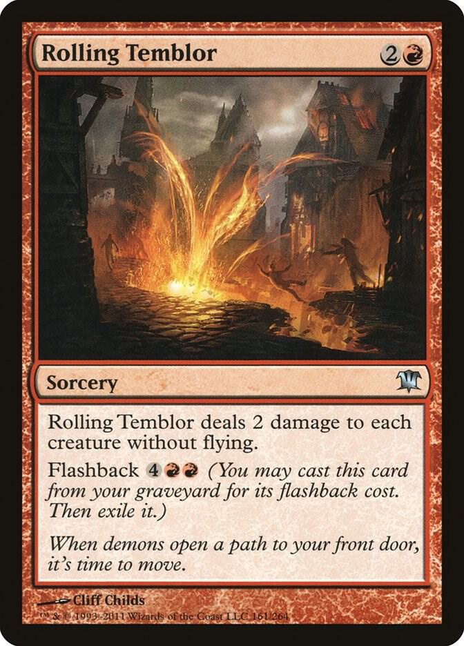 Rolling Temblor 161 card from Innistrad