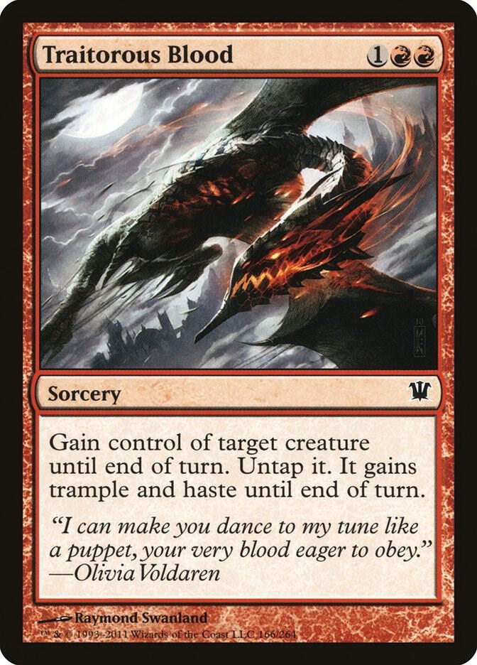 Traitorous Blood 166 card from Innistrad