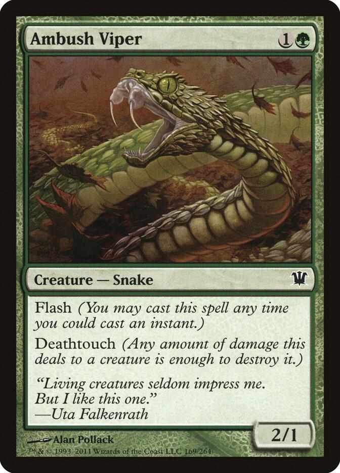 Ambush Viper 169 card from Innistrad