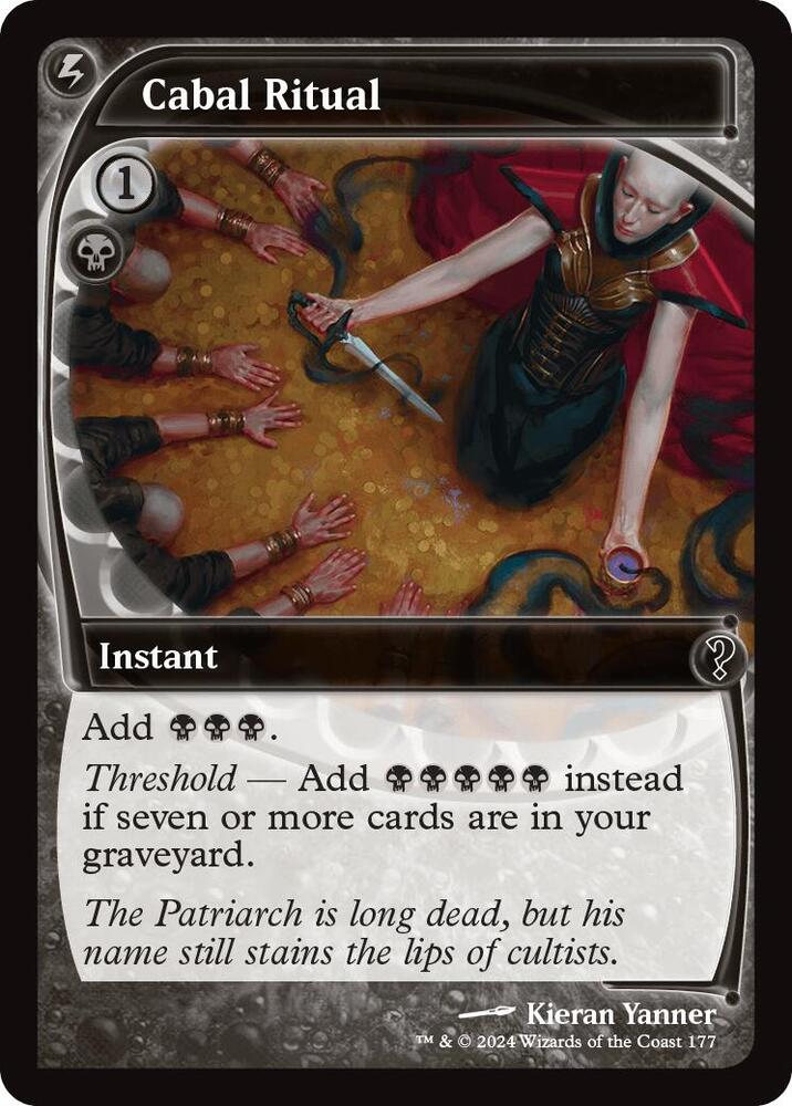 Cabal Ritual (Future Sight) 177 card from Mystery Booster 2