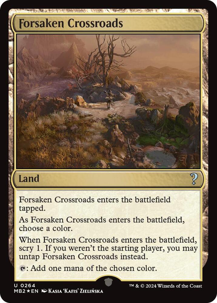 Forsaken Crossroads 264 card from Mystery Booster 2