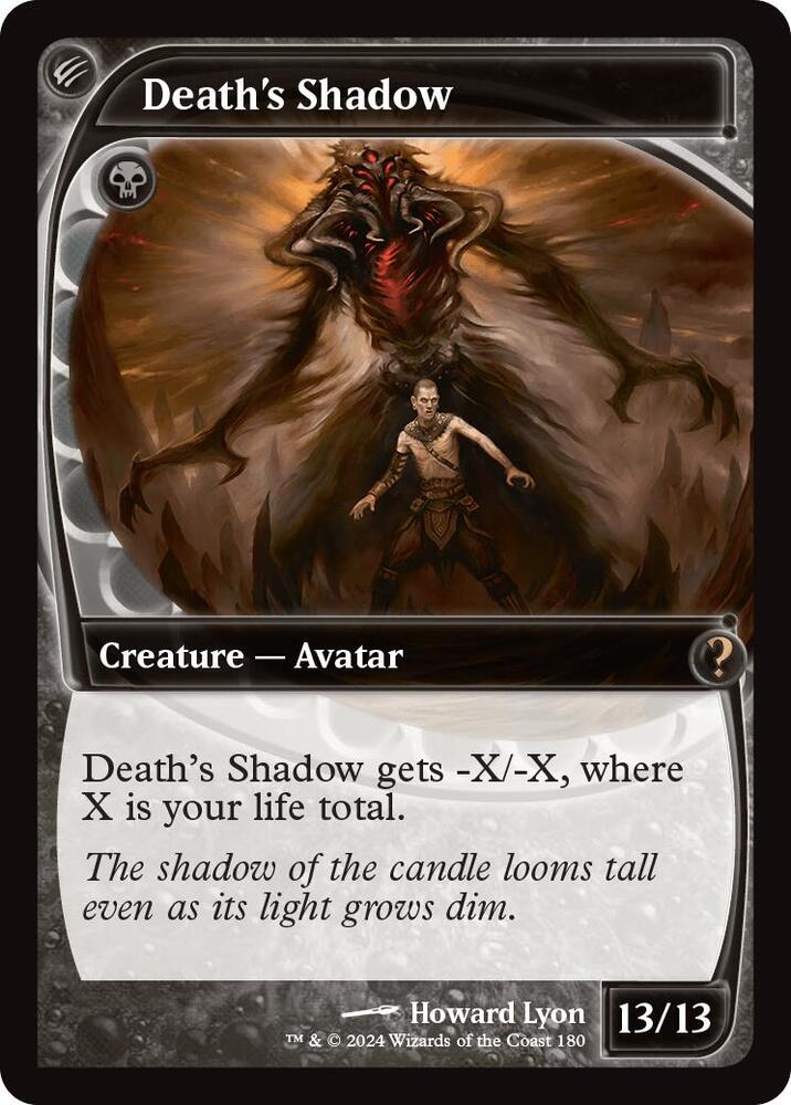Death's Shadow (Future Sight) 180 card from Mystery Booster 2