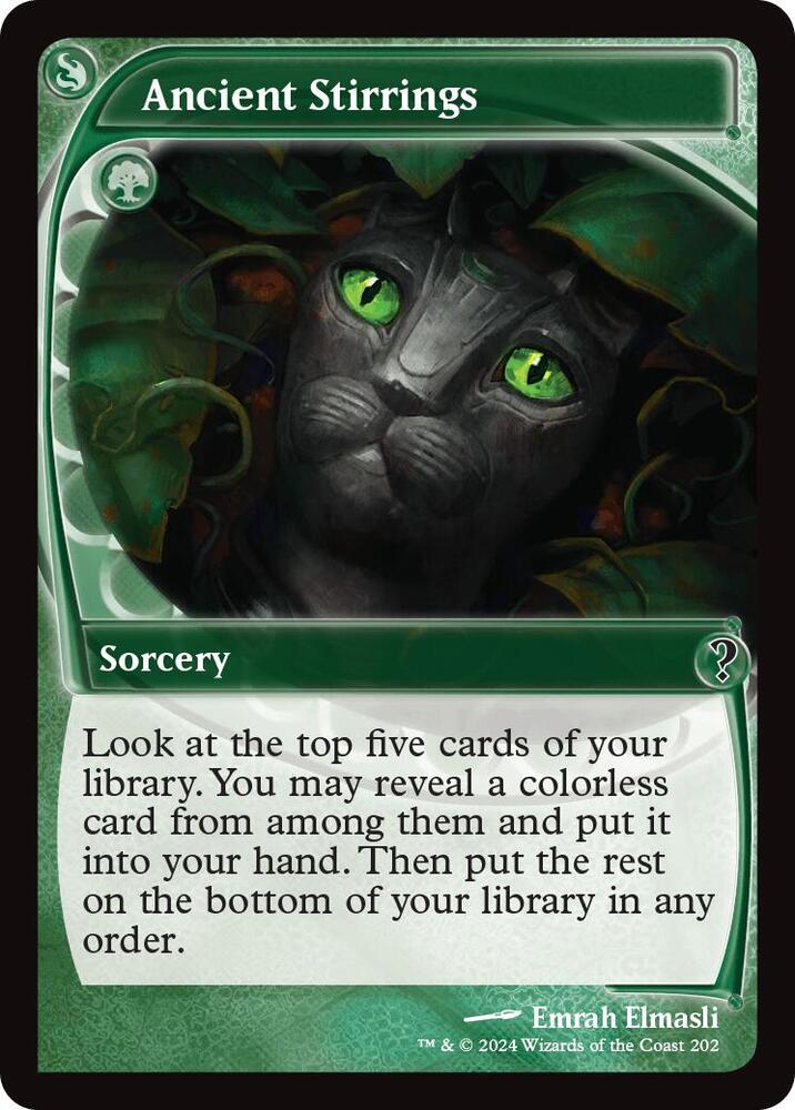 Ancient Stirrings (Future Sight) 202 card from Mystery Booster 2