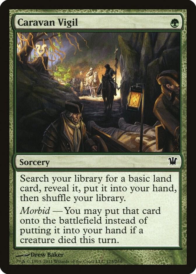 Caravan Vigil 173 card from Innistrad