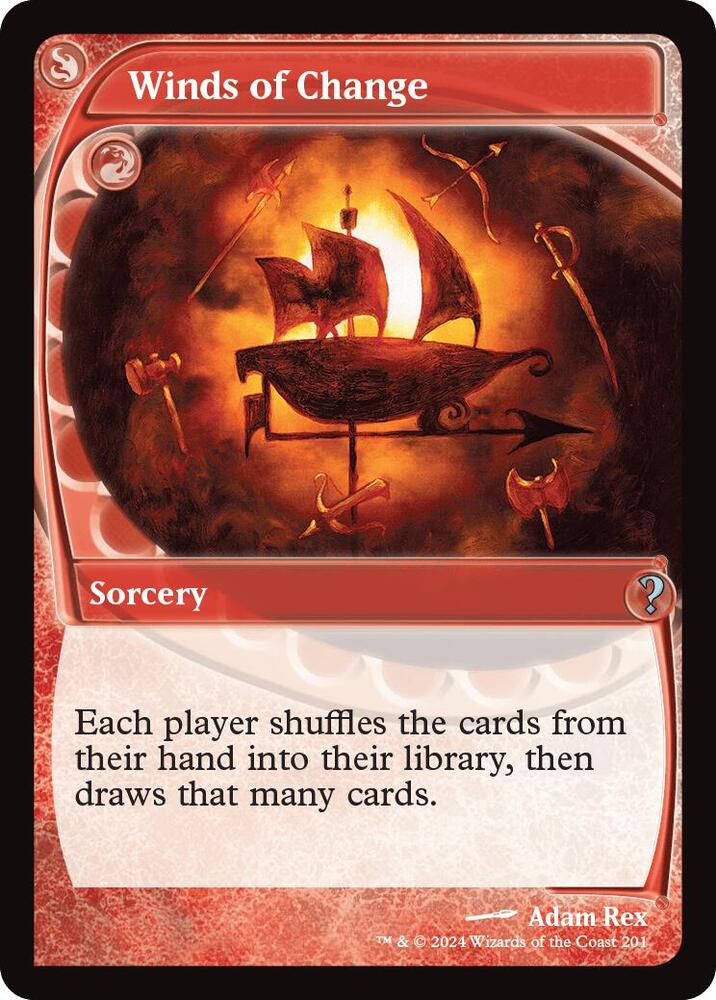 Winds of Change (Future Sight) 201 card from Mystery Booster 2