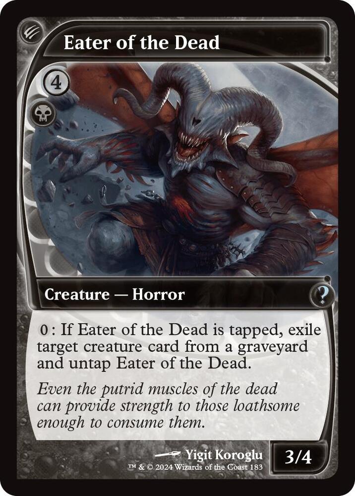 Eater of the Dead (Future Sight) 183 card from Mystery Booster 2