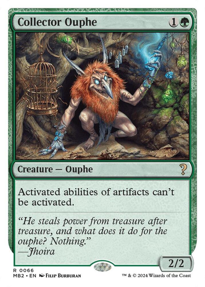 Collector Ouphe (White Border) 66 card from Mystery Booster 2