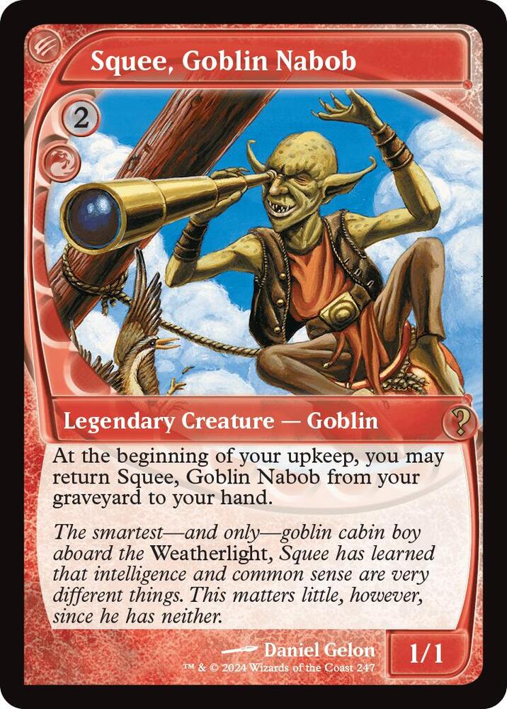 Squee, Goblin Nabob (Future Sight) 247 card from Mystery Booster 2