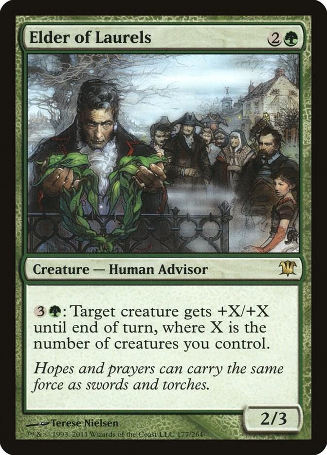 Elder of Laurels 177 card from Innistrad