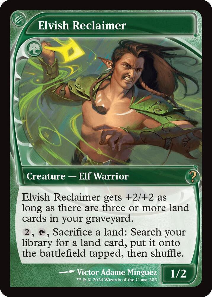 Elvish Reclaimer (Future Sight) 205 card from Mystery Booster 2