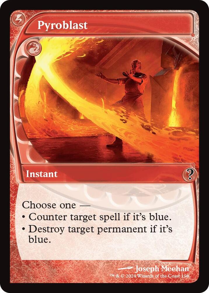Pyroblast (Future Sight) 198 card from Mystery Booster 2