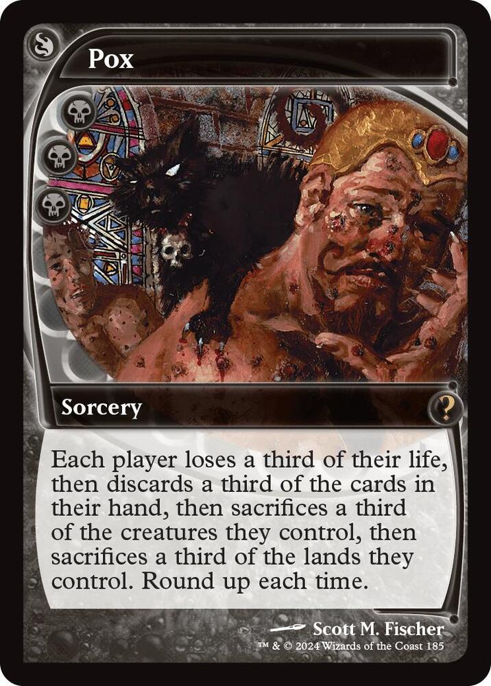 Pox (Future Sight) 185 card from Mystery Booster 2
