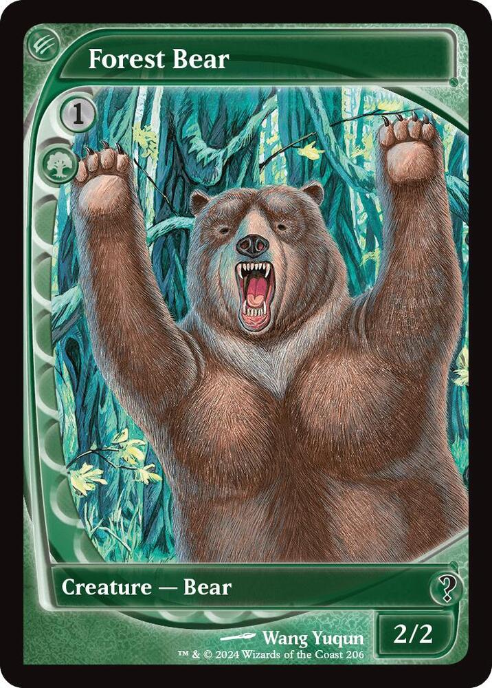 Forest Bear (Future Sight) 206 card from Mystery Booster 2