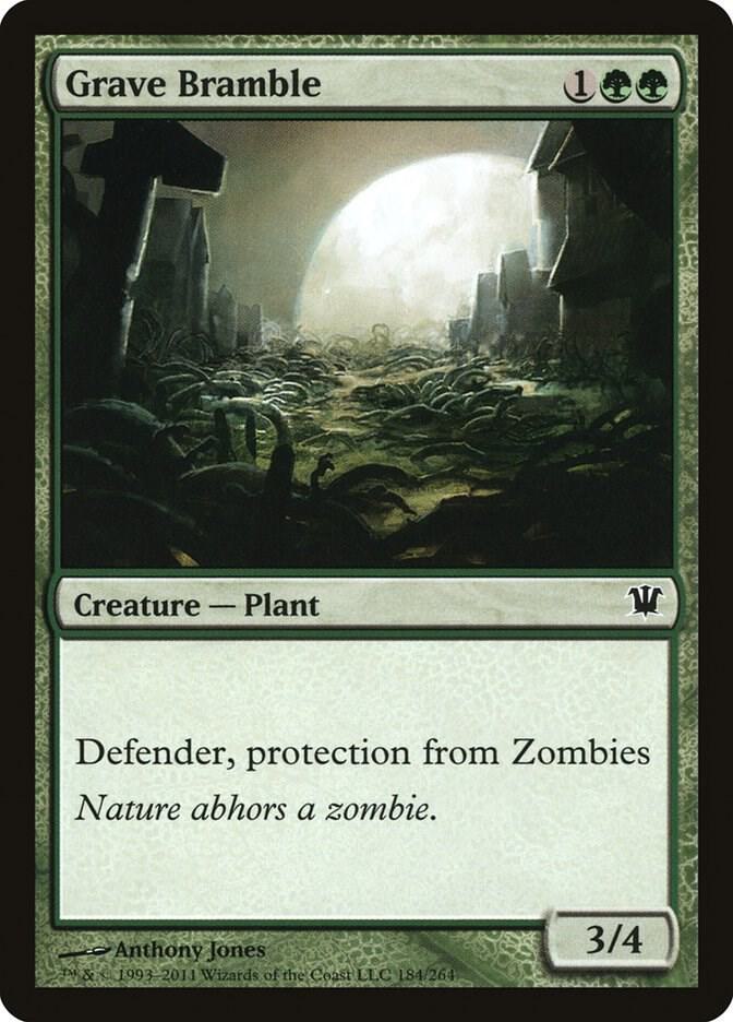 Grave Bramble 184 card from Innistrad