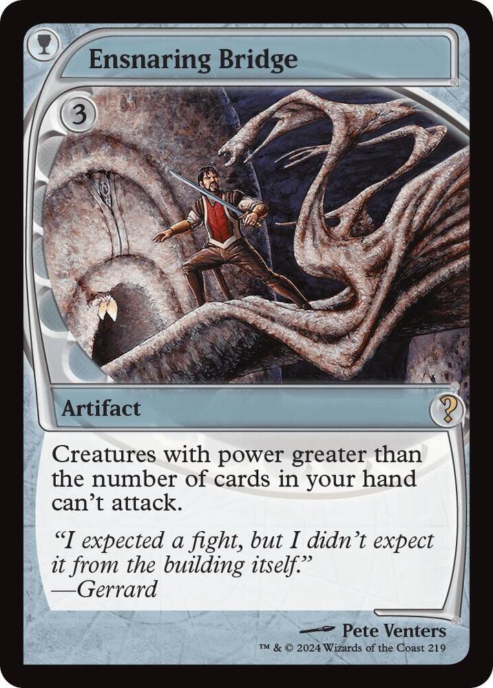 Ensnaring Bridge (Future Sight) 219 card from Mystery Booster 2