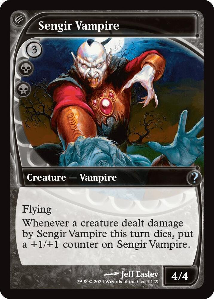 Sengir Vampire (Future Sight) 129 card from Mystery Booster 2