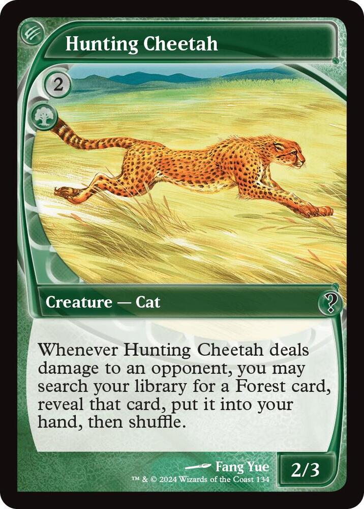 Hunting Cheetah (Future Sight) 134 card from Mystery Booster 2