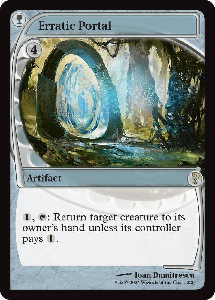 Erratic Portal (Future Sight) 220 card from Mystery Booster 2