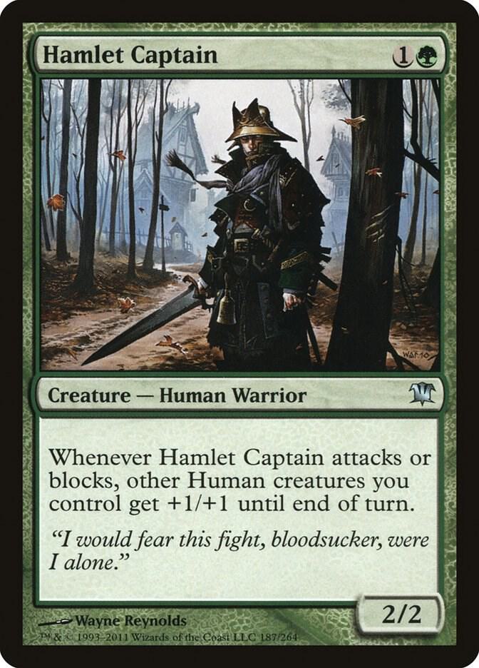 Hamlet Captain 187 card from Innistrad