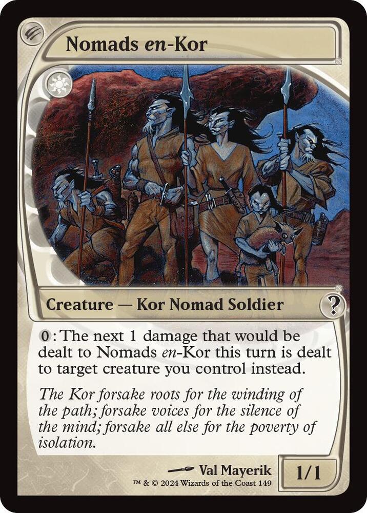 Nomads en-Kor (Future Sight) 149 card from Mystery Booster 2