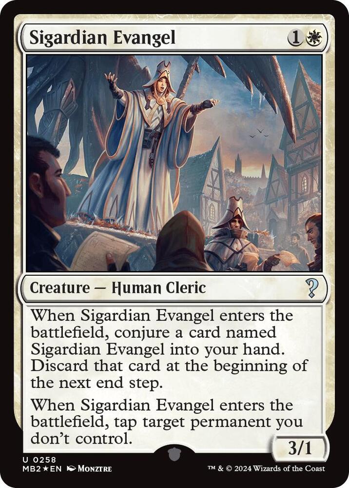 Sigardian Evangel 258 card from Mystery Booster 2