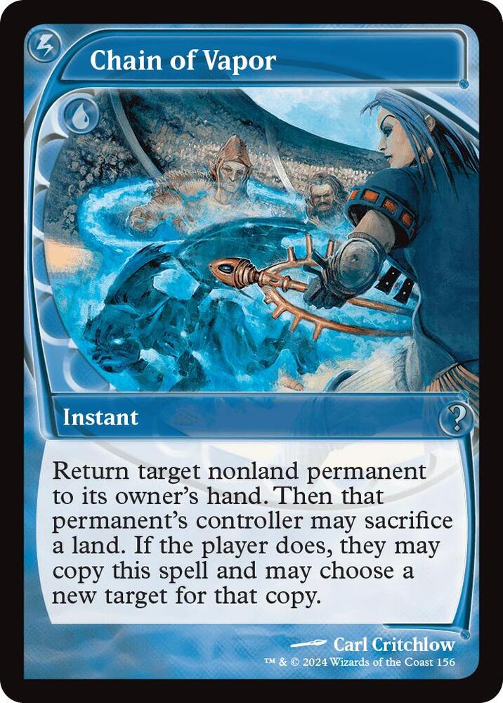Chain of Vapor (Future Sight) 156 card from Mystery Booster 2