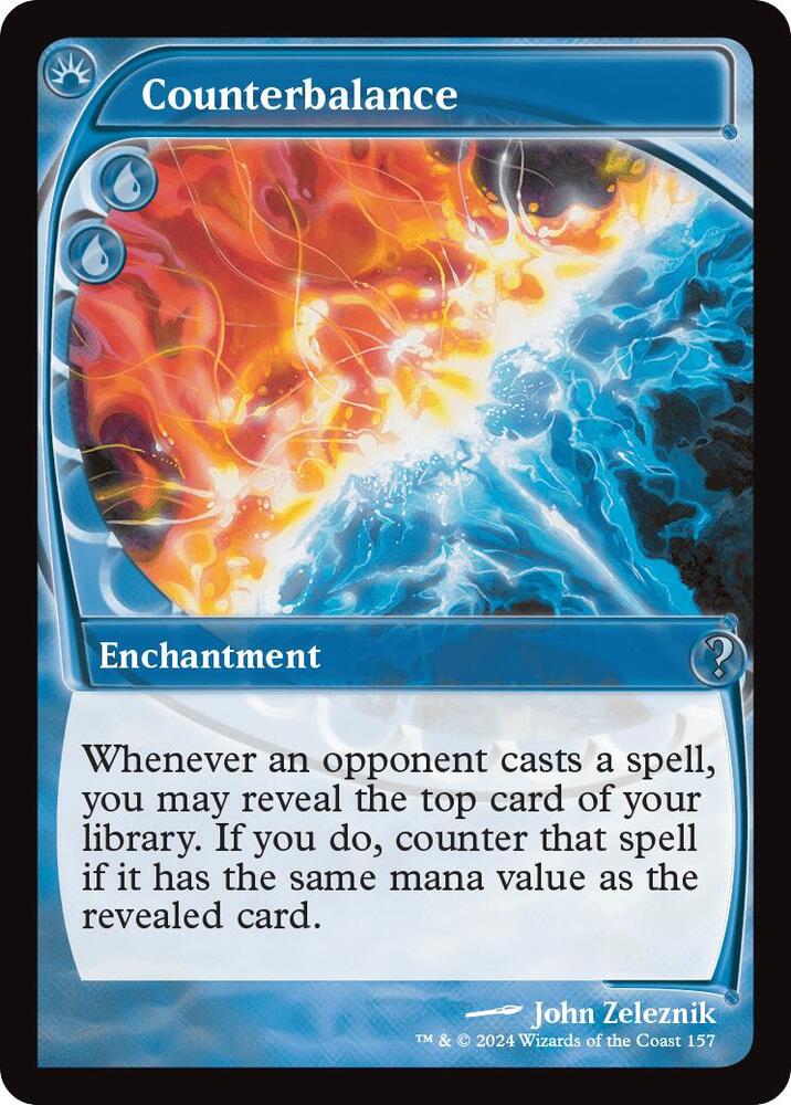Counterbalance (Future Sight) 157 card from Mystery Booster 2
