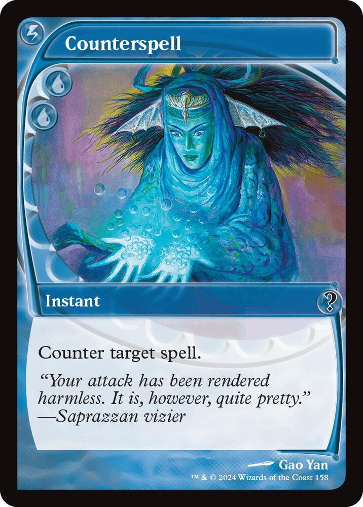 Counterspell (Future Sight) 158 card from Mystery Booster 2