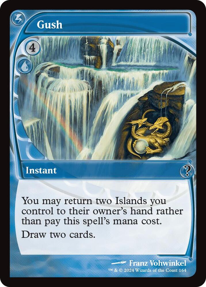 Gush (Future Sight) 164 card from Mystery Booster 2