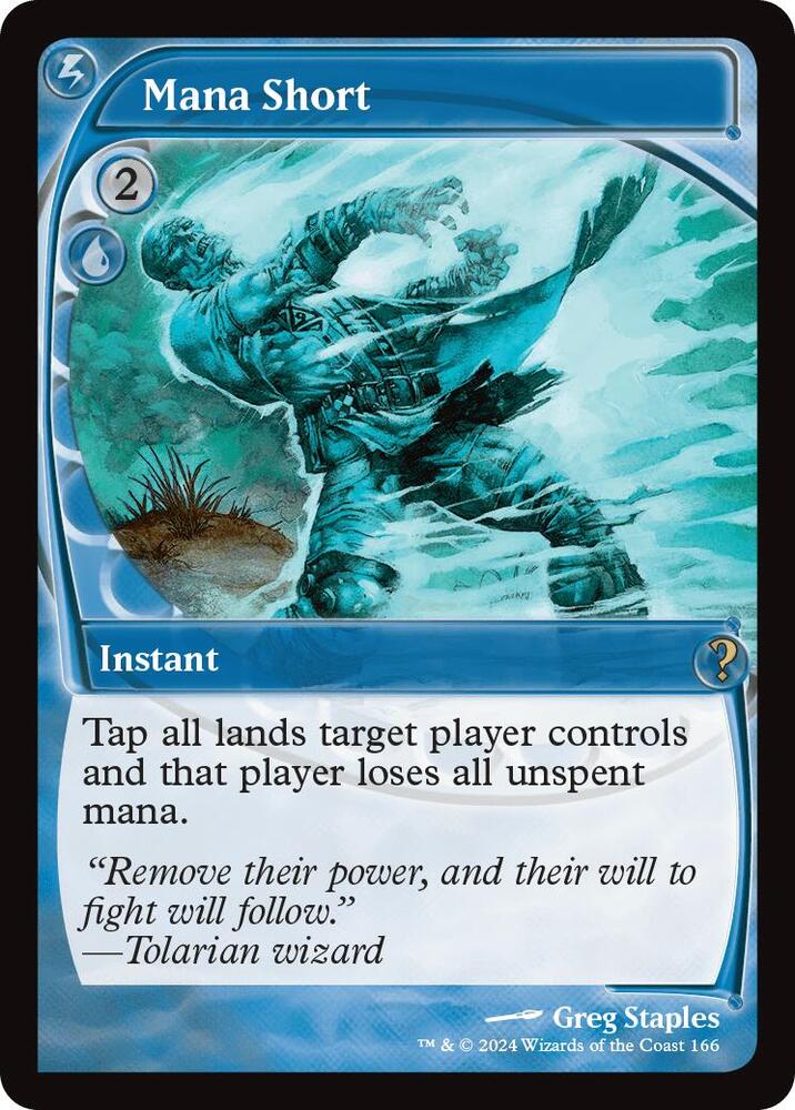 Mana Short (Future Sight) 166 card from Mystery Booster 2