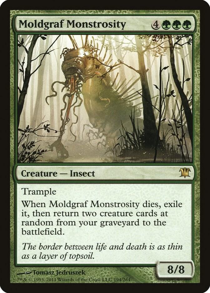 Moldgraf Monstrosity 194 card from Innistrad