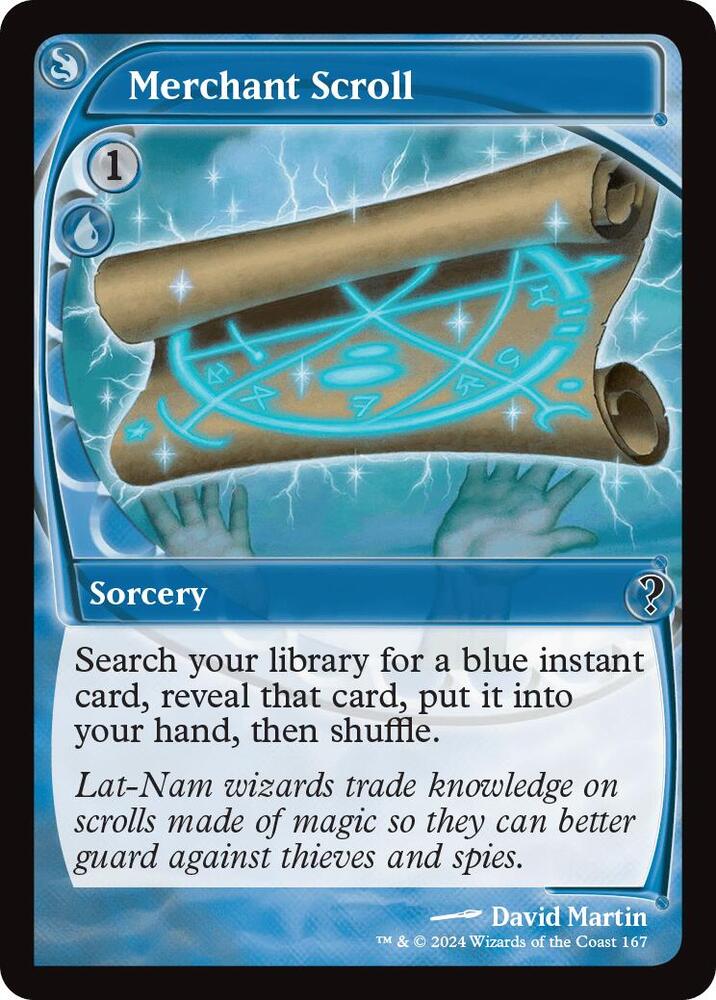 Merchant Scroll (Future Sight) 167 card from Mystery Booster 2