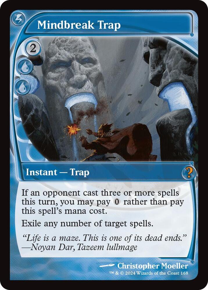 Mindbreak Trap (Future Sight) 168 card from Mystery Booster 2