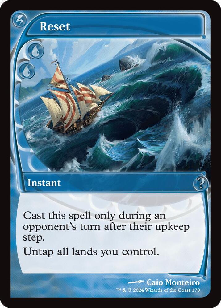 Reset (Future Sight) 170 card from Mystery Booster 2