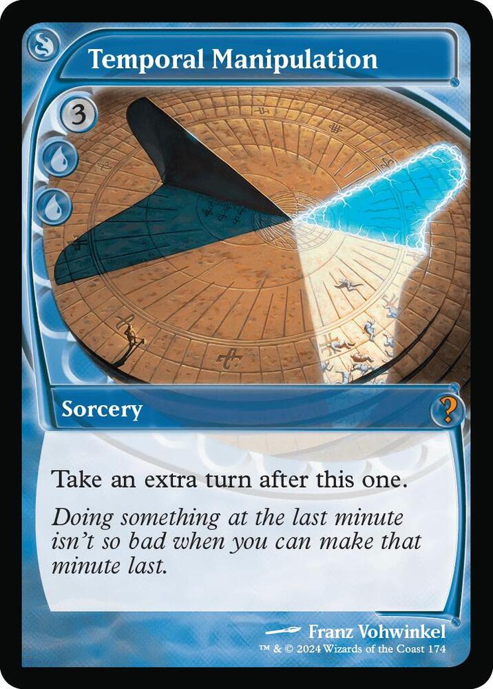 Temporal Manipulation (Future Sight) 174 card from Mystery Booster 2