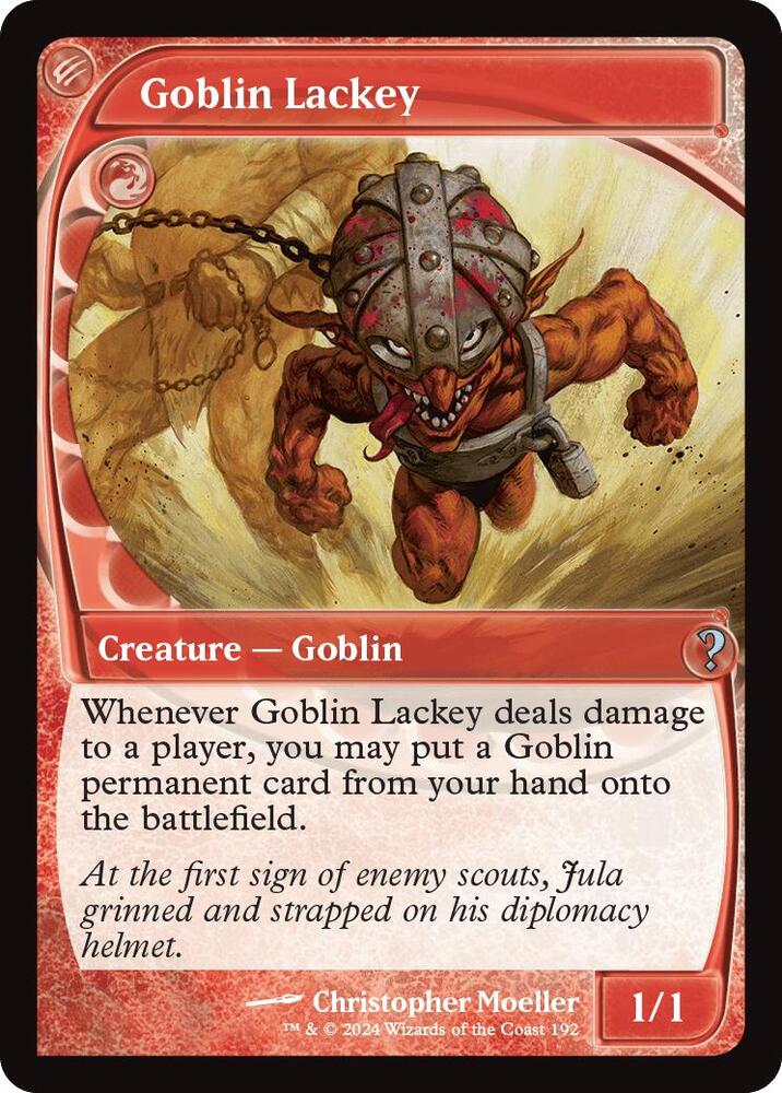Goblin Lackey (Future Sight) 192 card from Mystery Booster 2