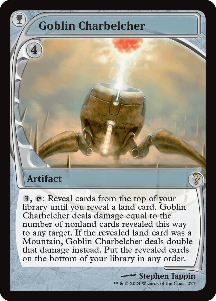 Goblin Charbelcher (Future Sight) 221 card from Mystery Booster 2