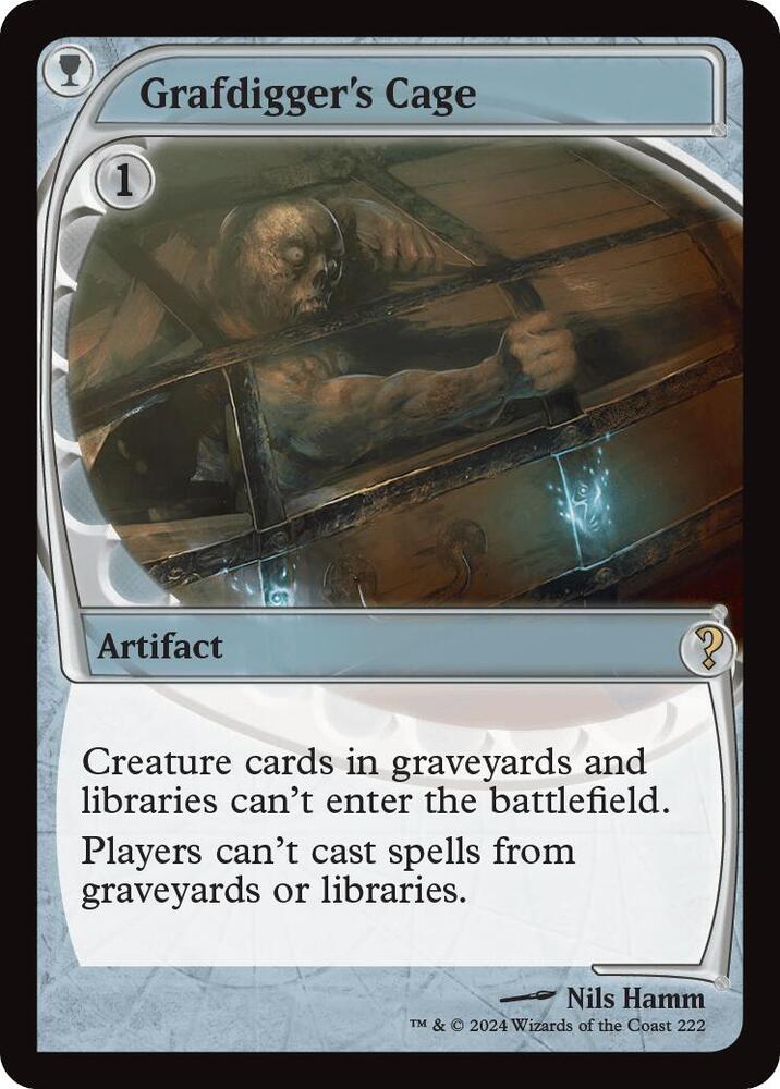 Grafdigger's Cage (Future Sight) 222 card from Mystery Booster 2