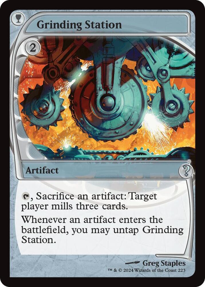 Grinding Station (Future Sight) 223 card from Mystery Booster 2