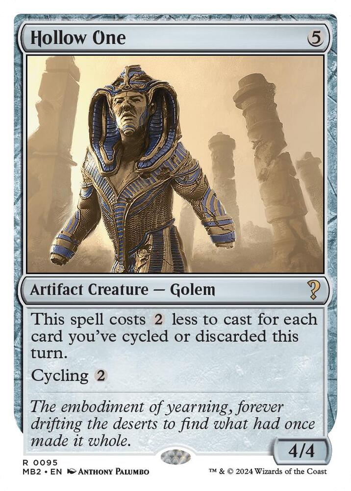 Hollow One (White Border) 95 card from Mystery Booster 2