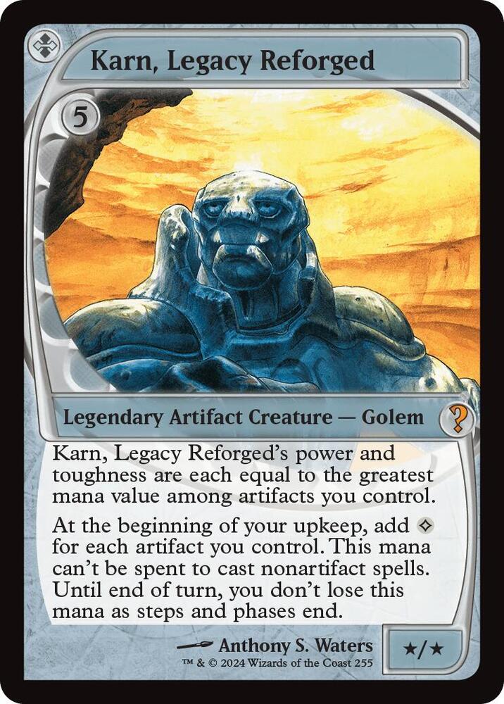 Karn, Legacy Reforged (Future Sight) 255 card from Mystery Booster 2