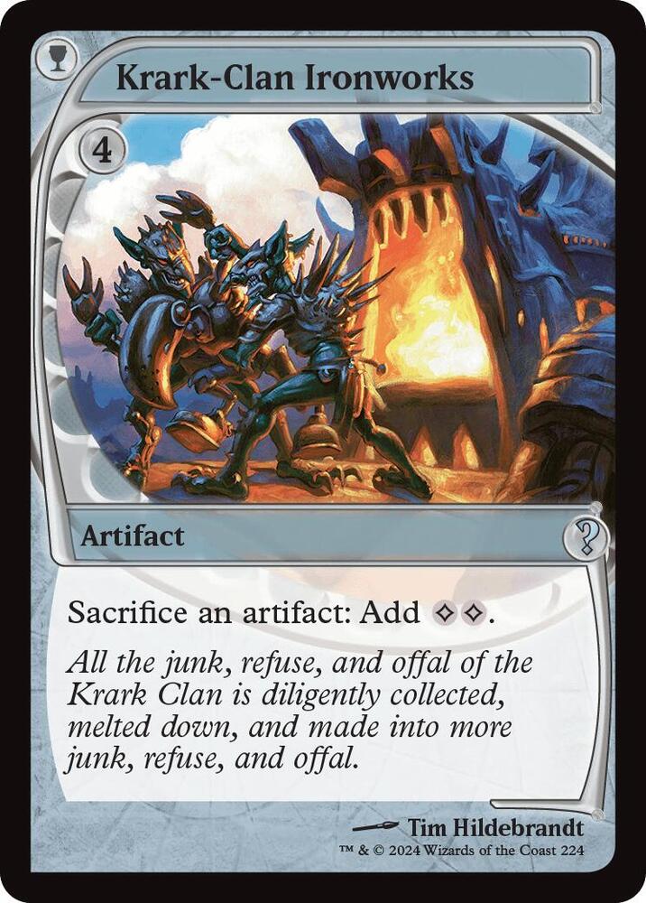 Krark-Clan Ironworks (Future Sight) 224 card from Mystery Booster 2