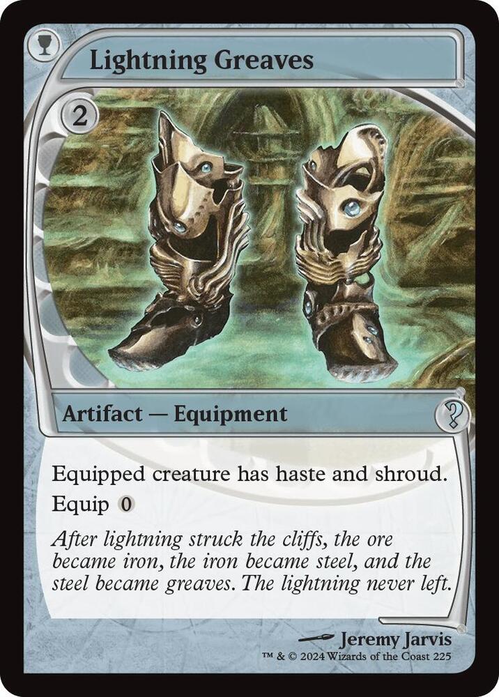 Lightning Greaves (Future Sight) 225 card from Mystery Booster 2