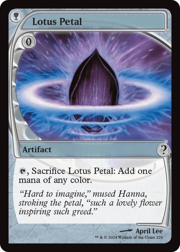 Lotus Petal (Future Sight) 226 card from Mystery Booster 2